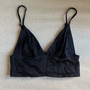 Zara | Satin Crop Top